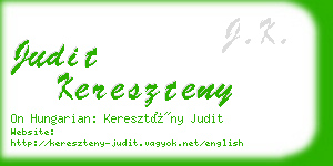 judit kereszteny business card